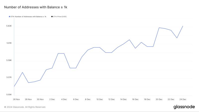 Ethereum (ETH) Price Momentum Weakens Despite Whale Confidence